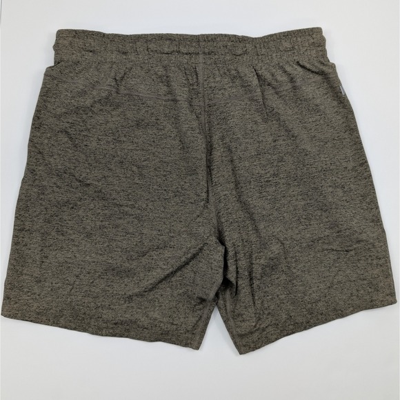 NOBULL Lightweight Knit Shorts Mens Large Heather Brown Workout Lifting Active - Picture 5 of 9